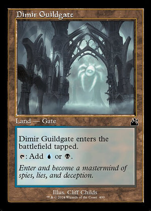Dimir Guildgate (400) [Ravnica Remastered]