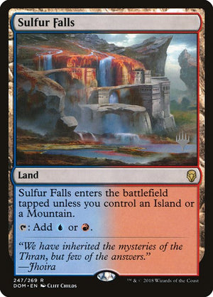 Sulfur Falls (247p) [Dominaria Promos]
