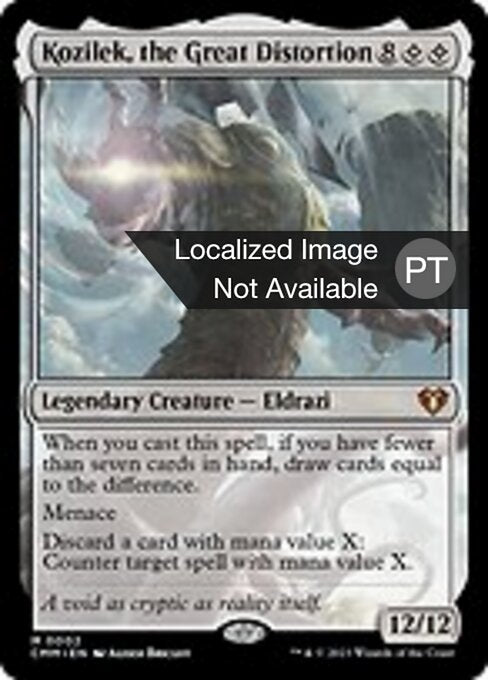 Kozilek, the Great Distortion (2) [Commander Masters]