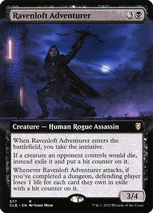 Ravenloft Adventurer (577) [Commander Legends: Battle for Baldur's Gate] [Extended Art]