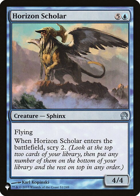 Horizon Scholar (THS-51) [The List]