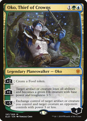 Oko, Thief of Crowns (197p) [Throne of Eldraine Promos]