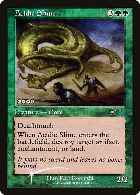 Acidic Slime (17) [30th Anniversary Play Promos]