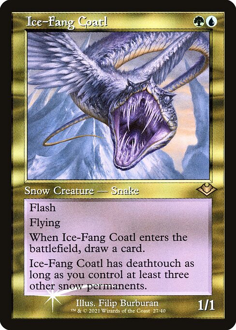 Ice-Fang Coatl (27) [Modern Horizons 1 Timeshifts]