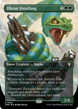 Ohran Frostfang (650) [Commander Masters] [Borderless]