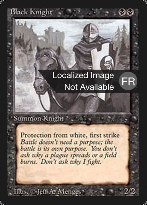 Black Knight (95) [Foreign Black Border]