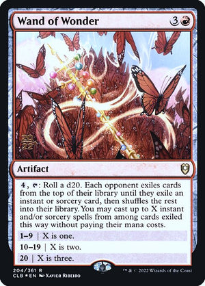 Wand of Wonder (204s) [Battle for Baldur's Gate Promos]