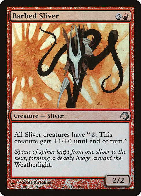 Barbed Sliver (18) [Premium Deck Series: Slivers]