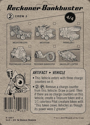 Reckoner Bankbuster // Reckoner Bankbuster (1967) [Secret Lair Drop] Reverse