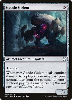 Geode Golem (56) [Commander 2018]