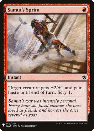 Samut's Sprint (WAR-142) [The List]