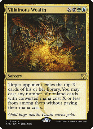 Villainous Wealth (211) [Khans of Tarkir]