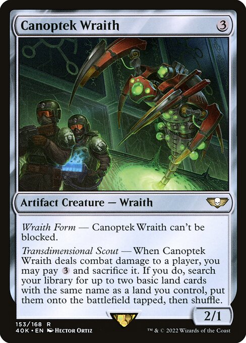 Canoptek Wraith (153) [Warhammer 40,000 Commander]
