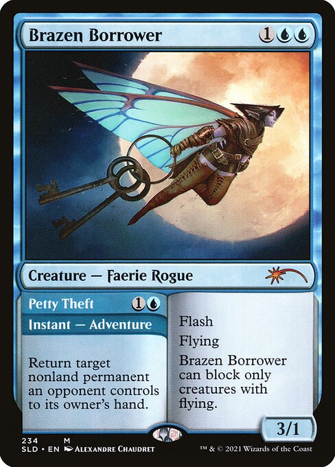 Brazen Borrower // Petty Theft (234) [Secret Lair Drop]