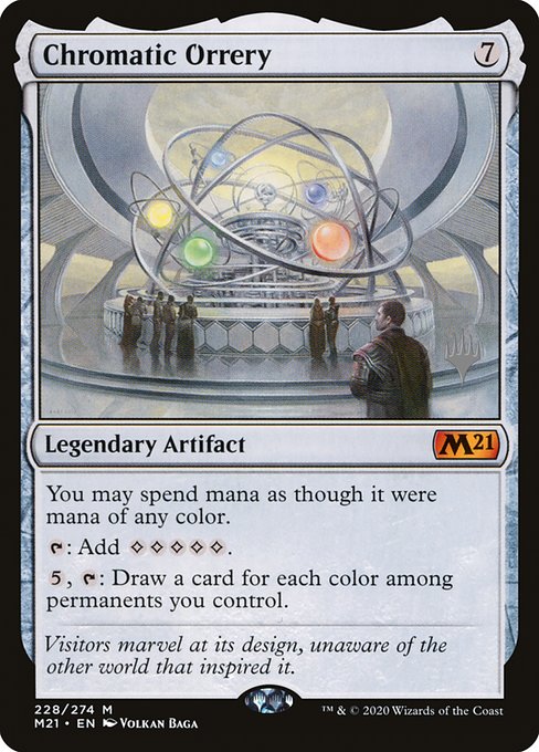 Chromatic Orrery (228p) [Core Set 2021 Promos]