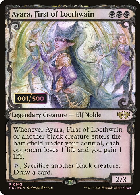 Ayara, First of Locthwain (143z) [Multiverse Legends] [Showcase]