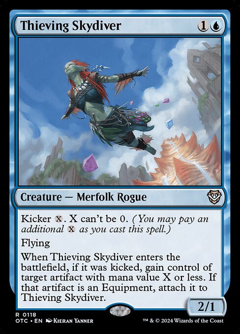 Thieving Skydiver (118) [Outlaws of Thunder Junction Commander]