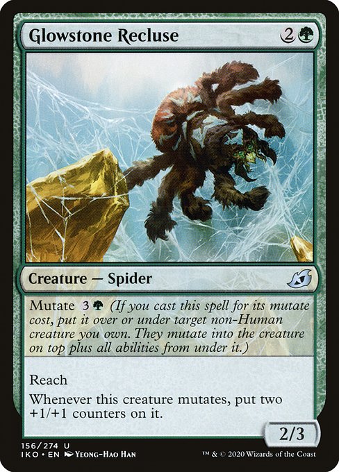 Glowstone Recluse (156) [Ikoria: Lair of Behemoths]