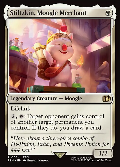 Stiltzkin, Moogle Merchant (34) [Final Fantasy]