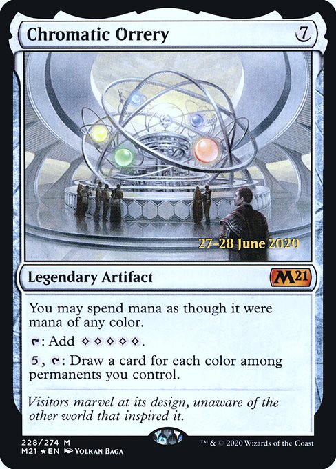Chromatic Orrery (228s) [Core Set 2021 Promos]