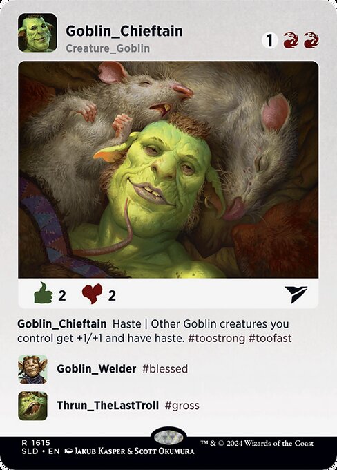 Goblin Chieftain (1615) [Secret Lair Drop]