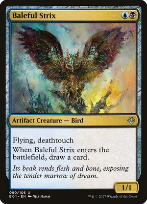 Baleful Strix (80) [Archenemy: Nicol Bolas]