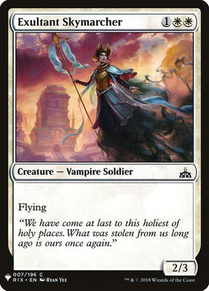 Exultant Skymarcher (RIX-7) [The List]