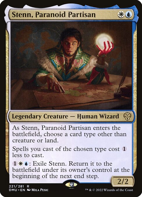 Stenn, Paranoid Partisan (221) [Dominaria United]