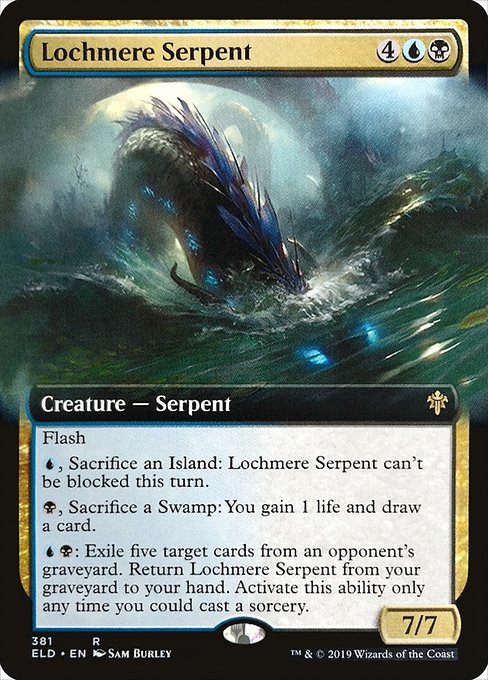 Lochmere Serpent (381) [Throne of Eldraine] [Extended Art]
