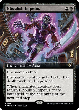 Ghoulish Impetus (763) [Commander Masters] [Extended Art]