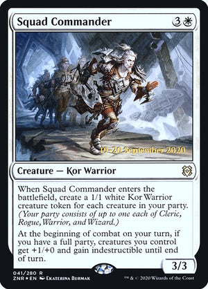 Squad Commander (41s) [Zendikar Rising Promos]