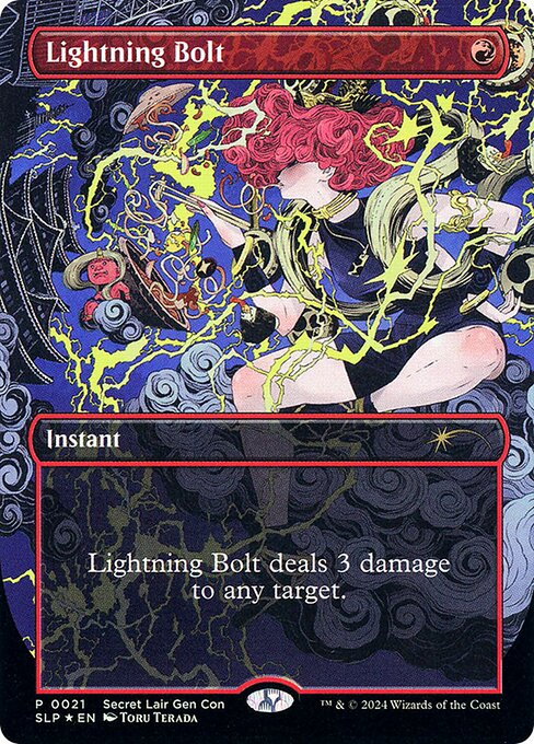 Lightning Bolt (21) [Secret Lair Showdown]