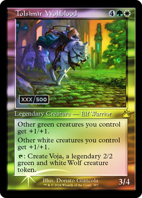Tolsimir Wolfblood (387z) [Ravnica Remastered]