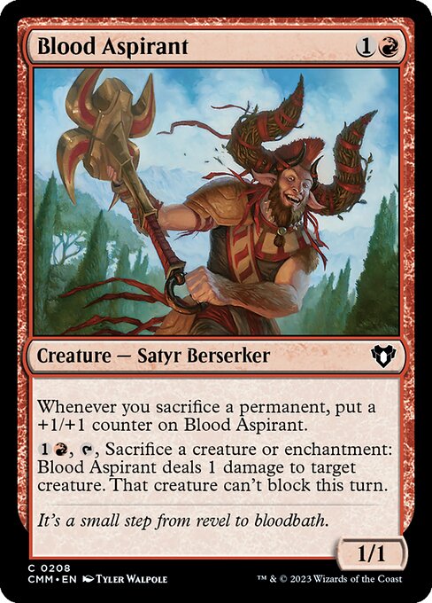 Blood Aspirant (208) [Commander Masters]