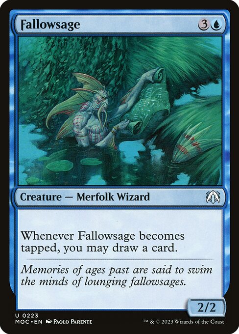Fallowsage (223) [March of the Machine Commander]