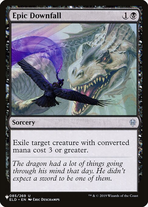 Epic Downfall (ELD-85) [The List]