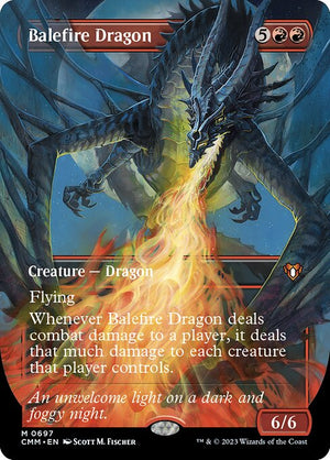 Balefire Dragon (697) [Commander Masters] [Borderless]