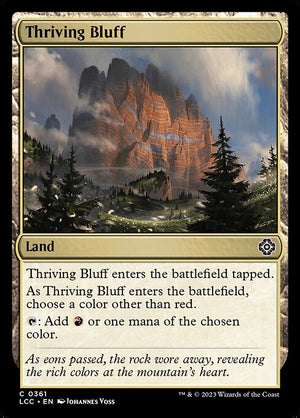 Thriving Bluff (361) [The Lost Caverns of Ixalan Commander]