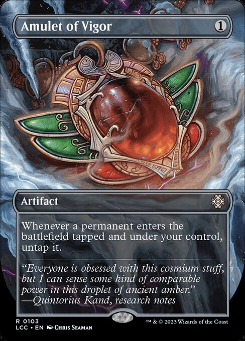 Amulet of Vigor (103) [The Lost Caverns of Ixalan Commander] [Borderless]