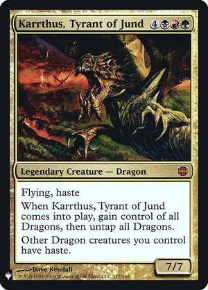 Karrthus, Tyrant of Jund (ARB-117) [The List]
