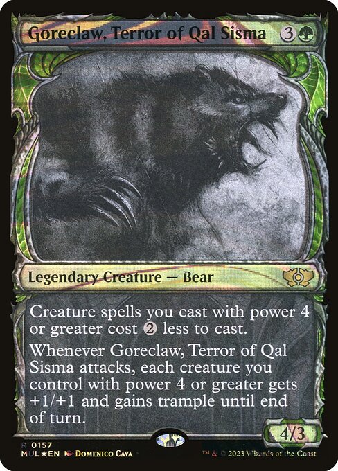 Goreclaw, Terror of Qal Sisma (157) [Multiverse Legends] [Showcase]