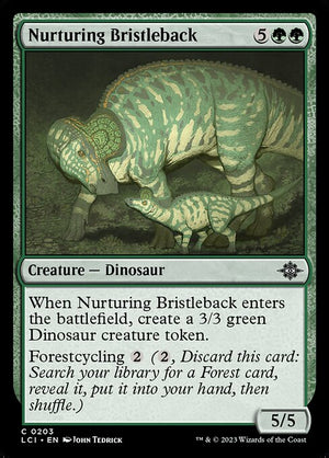 Nurturing Bristleback (203) [The Lost Caverns of Ixalan]