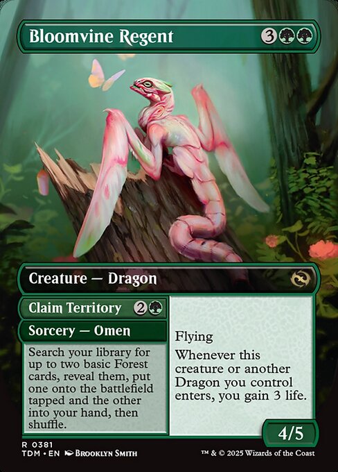 Bloomvine Regent // Claim Territory // Bloomvine Regent (381) [Tarkir: Dragonstorm]