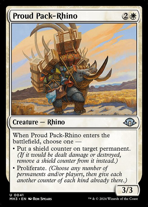 Proud Pack-Rhino (41) [Modern Horizons 3]