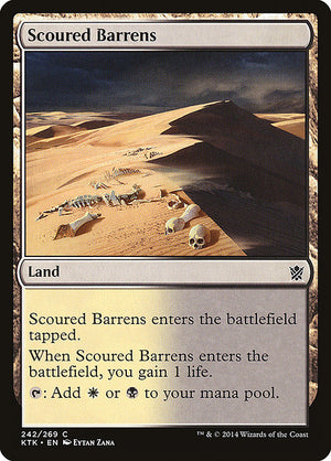 Scoured Barrens (242) [Khans of Tarkir]