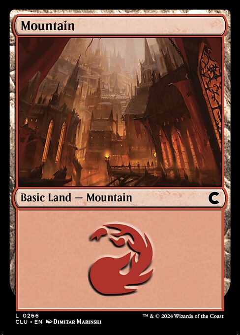 Mountain (266) [Ravnica: Clue Edition]