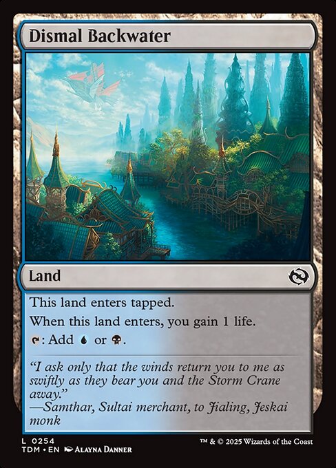 Dismal Backwater (254) [Tarkir: Dragonstorm]
