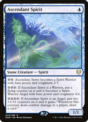 Ascendant Spirit (43p) [Kaldheim Promos]