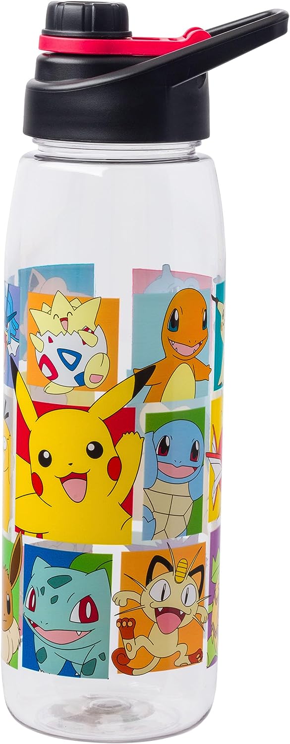 Pokemon Water Bottle - Grid
