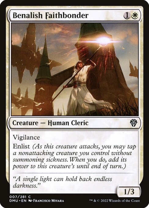 Benalish Faithbonder (7) [Dominaria United]